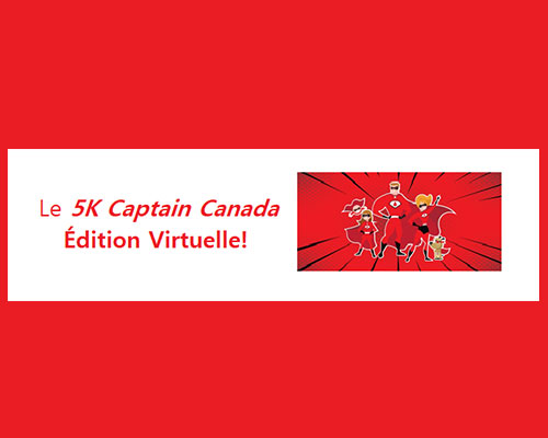 Porter L’Espoir Grâce Au 5K Captain Canada